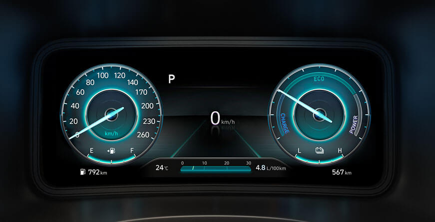 10.25 吋全數位 TFT-LCD 車資顯示幕