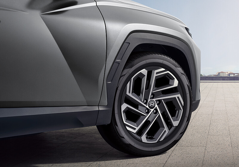 19吋幾何切削鋁圈