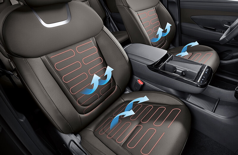 雙前座通風加熱座椅